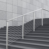 VEVOR Cable Railing Post, 42" x 2" x 2" Steel 30&deg; Angled Hole Stair Railing Post, 12 Pre-Drilled V952-1JZLGZ1067556VUN5V0
