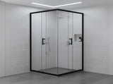 900 x 900mm Sliding Door Nano Safety Glass Shower Screen By Della Francesca V63-829471