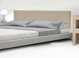 Linen Fabric Double Bed Headboard Bedhead - Beige V63-800807