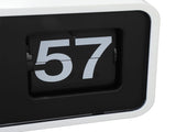 Retro Flip Clock Multifunctional Stylish Innovative Mechanical Flip Desk Clock with Clear Cover for V1294-YM0901-3115240045311