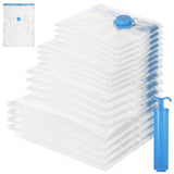 16PCS Vacuum Storage Bags, 4 Sizes Vacuum Packing Bags with Manual Pump, Space Saver Bags for V1369-AZ3-W-08599