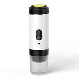 White 3-in-1 Portable Espresso Maker with Self-Heating and One-Touch Cold Hot Brew - Smart Digital V888-ELOSUNG45351