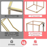 Rose Gold Metal Flower Stand V63-920781