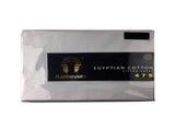 Ramesses 475TC Egyptian Cotton Fitted Sheet Queen Silver V442-KIT-SHEETS-FITTEDEC475TC-SILVER-QS
