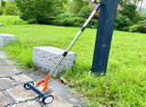 2-in-1 Adjustable Lawn Dethatcher Rake, Ergonomic High-Carbon Steel Garden Rake with Dual-Sided V1188-MS-909-015