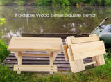 Foldable Solid Wood Small Square Bench Rural Styles Bench Ergonomic Design Fine Workmanship V1294-YM0901-JY16204
