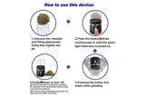 Mini Automatic Herb Grinder Spice Grinder USB Rechargeable-ST1 V1263-JX-7393