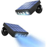 2 Pcs Outdoor Solar Light, Outdoor Solar Light with Motion Sensor, 360 Degree Outdoor Solar V1237-ZY-715-299