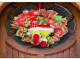 Christmas Green Monster Leg Wreath Door Hanging Decoration Holiday Front Door Decor Outdoor V1358-D132-QAZMLP00019