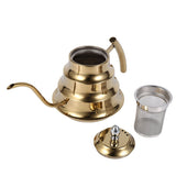 Bamboo Joint Design Stainless Steel Gooseneck Coffee Kettle Drip Pot Maker Infusion V1294-YM0722-JYA01536-02