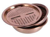 Multipurpose Water Basin Drain Basket with Vegetable Cutter Grater Stainless Steel for Home V1294-YM0714-3118210298812