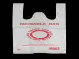900pcs 2242cm Eco Design Reusable Plastic Singlet Shopping Bags Grocery Carry Checkout V563-1BOX-LF2700-S