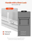 Concession Window 1346x838 mm, Aluminum Alloy Service Window for Food Truck, Up to 85 Degrees Stand V952-SCFWCK5333YC3THT4001V0