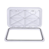 606 x 353mm White Boat Access Hatch Marine Deck Inspection Lid for Boat, Yacht & RV Use V63-952881