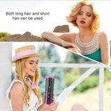 Portable Wireless Automatic Hair Curler for Travel with LED Temperature Display, Timer and USB V178-12151