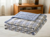 Reversible Patchwork Quilts,Lightweight Plaid Bedspreads Coverlets Quilt Bedding Blanket for All V1189-WXFWAL-20260326-03116