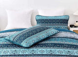 Opalescent Quilted coverlet and pillowcovers set Shimmering Beauty - Queen size V745-MAC080422Q13U