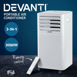 Devanti Portable Air Conditioner 7000BTU PAC-A-14K-WH