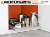 Pull Out Cabinet Under Sink Organizer 20 x 21 Inch Wire Drawer Basket V952-HG120W21D315HV5E0V0