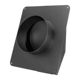 VEVOR 149 mm Hooded Wall Vent Cover SPCC Steel Roof Exhaust 1 Pack Black V952-QBPQTFKZSFX68VX60001V0