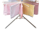 Clothes Drying Rack 360 Degree Rotating Folding Design Reliable Load Bearing Stainless Steel Laundry V1294-YM0716-3117220157213