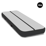 Powertrain 4m Airtrack Tumbling Mat Gymnastics Exercise Air Track with Pump IFM-0401-GYBK-IFP