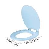 Quick-Release Round Toilet Seat with Soft-Close Lid, Durable Easy-Clean Plastic, Never Loosens, V1189-LWWAL-20260401-07264