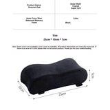 Thick Memory Foam Office Chair Arm Pads - Office Chair Armrest Covers Provide Elbow Cushion and V1192-AZ-W-2749