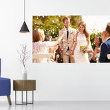 Portable Sky Blue Projector Screen for Indoor and Outdoor Use with Anti Light Material V1370-AZ4-20925