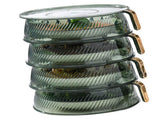 Transparent Green Insulated Food Stackable Multilayer Dustproof Thermal Vegetable Storage V1294-YM0703-3118230143413