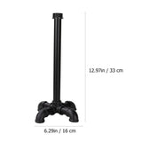 Desktop Roll Paper Holder, Black, Hard Iron, Wear Resistant, Industrial Style V1369-AZ3-W-21995