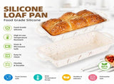 Wholesome Home-Baked Loaves Made Effortlessly with This Flexible Silicone Bread Pan, Perfect for V1341-ZY-7K7MN2TY-2PCS