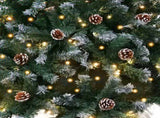 Christabelle 1.8m Pre Lit LED Christmas Tree with Pine Cones CMT-JFA-180-LED