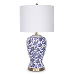 Sarantino Ceramic Floral Base Table Lamp LMP-MLM-260