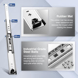 Heavy Duty Drawer Slide With DAmper Drawer Slide 120Kg Load Capacity Ball Bearing 1 Pair V1188-MS-227-1748