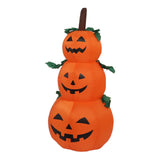 3.9ft Halloween Inflatable 3 Pumpkin Stack Light 100240V Halloween Inflatables Stacked Pumpkins for V1294-YM0901-3115230076512