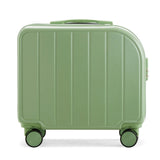 Olive Green 18-Inch Lightweight Carry-On Luggage - Waterproof & Anti-Theft Suitcase with Silent V888-ELOSUNG15010