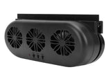 Solar Powered Car Exhaust Fan 5000RPM Air Circulation Vehicle Cooling Vent Fan with USB Interface V1294-YM0901-3113240150911