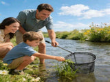 Fishing Net Minnow Nets with Telescopic Fishing Pole Handle, Small Fishing Landing Net for Saltwater V1192-AZ-W-25262