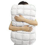 Fluffy Pillow Breathable Cute Pineapple Puff Pillow for Bedroom Sofa - White V1263-JX-8062-2
