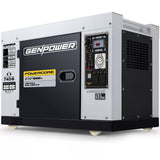 GENPOWER 7kW Peak 5kW Rated Commercial Diesel Generator, Three Phase 415V, Electric Start, V219-GENDSLGN5K3A