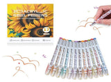3D Acrylic Gel Pens 12/24/36/48 Color Gel Pens Art Supplies Australia Smooth Writing - Multi-color V1106-120-422242-MLT-48COLORS