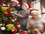 Christmas Thief Stole Wreath Christmas Decorations Christmas Burlap Garland for Doors Windows and V1294-YM0523-10317438