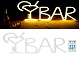 English Letter Modeling LED Light Bar Party Home Hanging Decorative Lamp AccessoryWarm Yellow Light V1294-YM0901-3119200126417