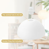 4 Packs Floor Lamp Shade 10 Inch Plastic Bowl Replacement White Lamps Shades Cover for Living Room V1259-DP01-A-5573
