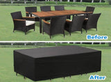 Garden Furniture Cover 180*150*80cm Table Cover Garden Furniture Cover Waterproof & Dustproof V1188-MS101-02113-1