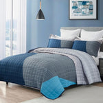 Harmonious Quilted Coverlet and Pillowcases Set: Unites Comfort and Aesthetics - Queen size V745-MAC080211Q13U