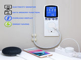 Upgraded Watt Meter Power Meter Plug Home Electricity Usage Monitor Garden Tools Set, 3 Pack Heavy V1258-DP02-C-986