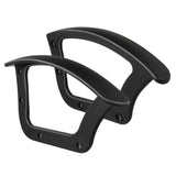 2 Pcs Chair Arm Accessories Arms Heavy Duty Gaming Velvet Office Black V1192-AZ-W-34267