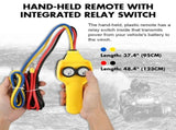 X-BULL 12V Electric Winch 2500LBS Synthetic Rope 15.2M ATV Boat Winch Trailer V211-AUEB-AXEW022